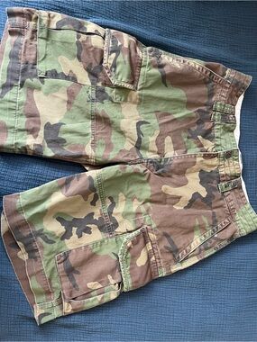 Ralph Lauren Men's Camo Cargo Shorts - Green/Brown/Black
